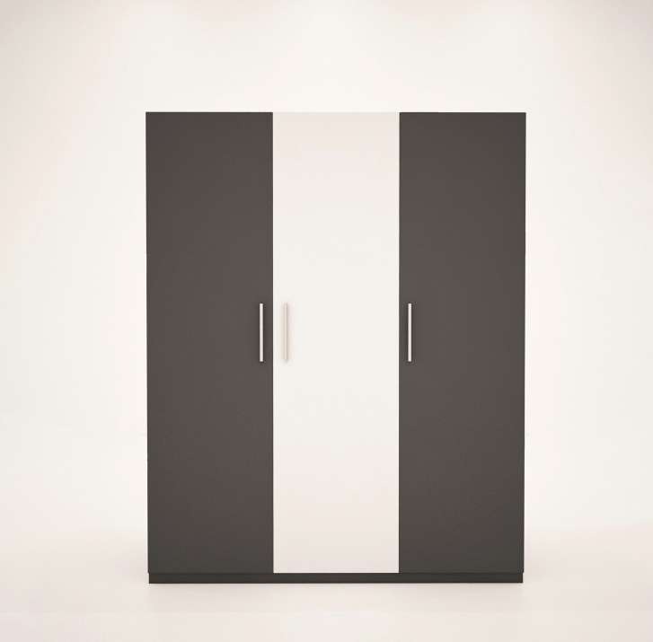 Tủ quần áo gỗ công nghiệp MDF chống ẩm TU008 - 1m2