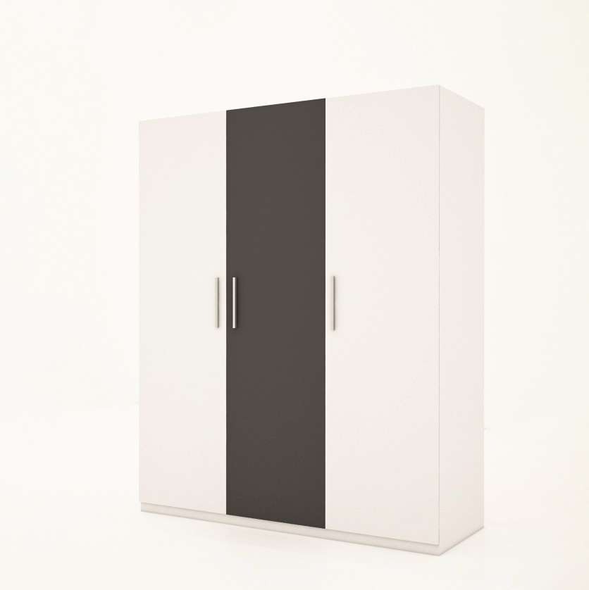 Tủ quần áo gỗ công nghiệp MDF chống ẩm TU008 - 1m2