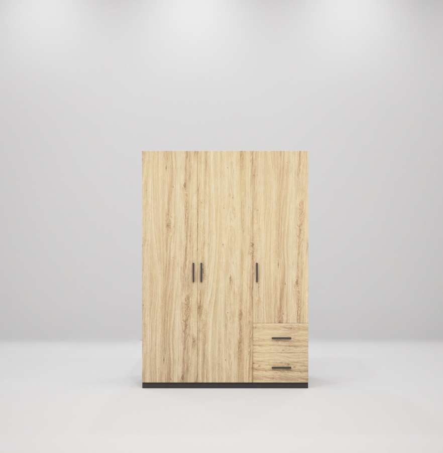 Tủ quần áo gỗ công nghiệp MDF chống ẩm TU010 - 1m2
