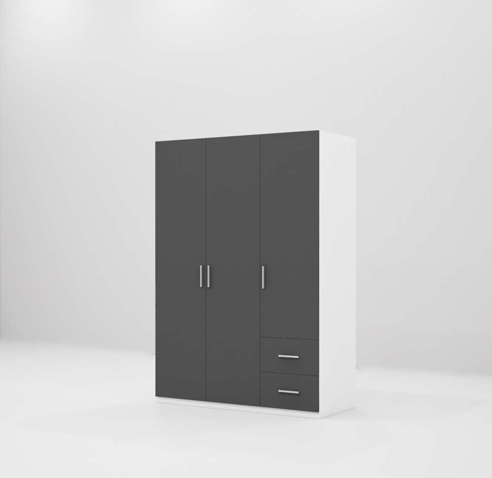 Tủ quần áo gỗ công nghiệp MDF chống ẩm TU010 - 1m2