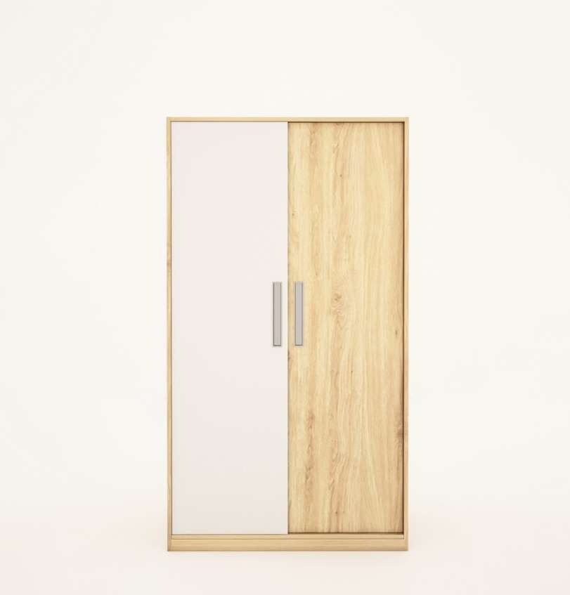 Tủ quần áo gỗ công nghiệp MDF chống ẩm TU013 - 1m2