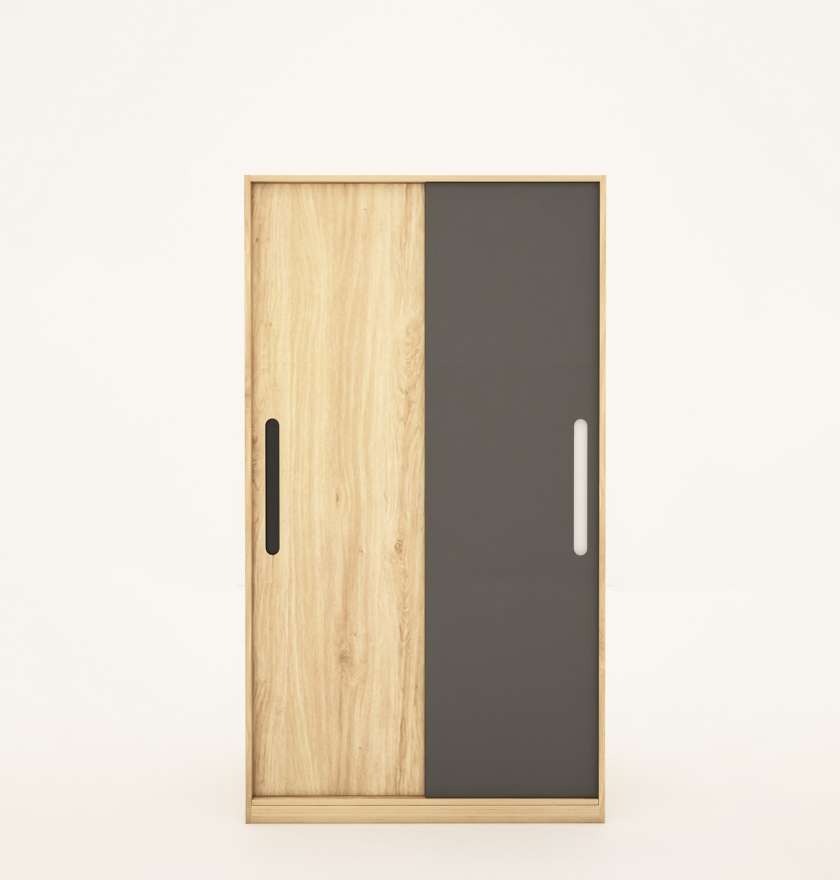 Tủ quần áo gỗ công nghiệp MDF chống ẩm TU015 - 1m2