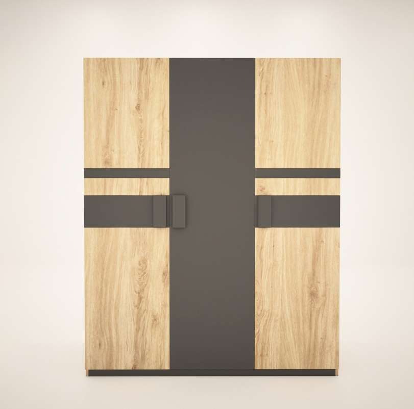 Tủ quần áo gỗ công nghiệp MDF chống ẩm TU019 - 1m2