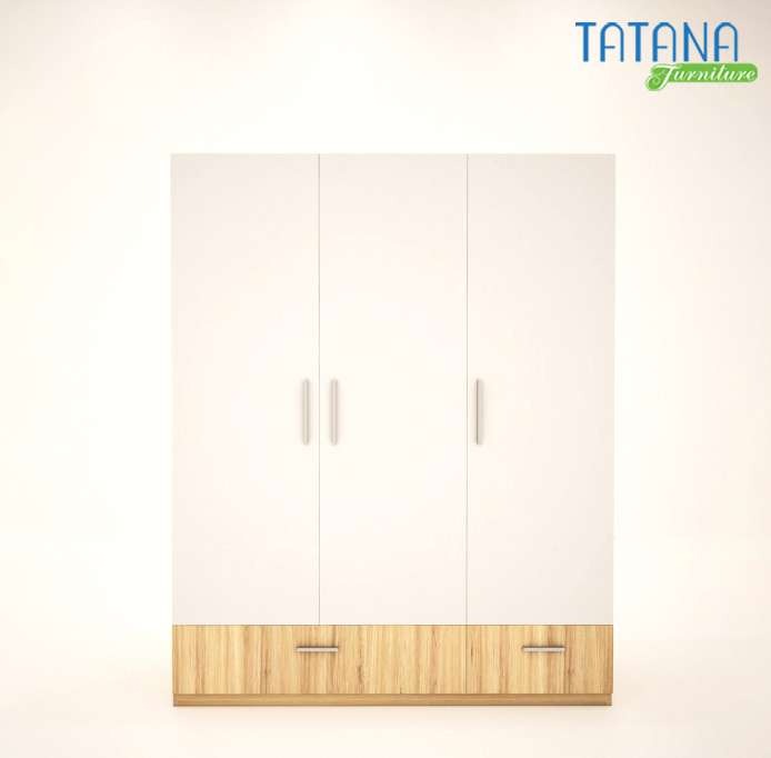 Tủ quần áo gỗ công nghiệp MDF chống ẩm TU020 - 1m2