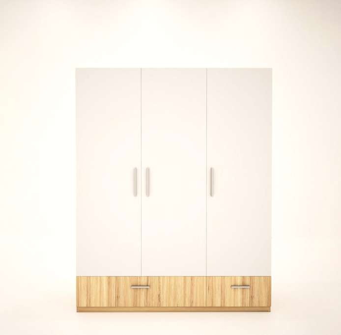 Tủ quần áo gỗ công nghiệp MDF chống ẩm TU020 - 1m2