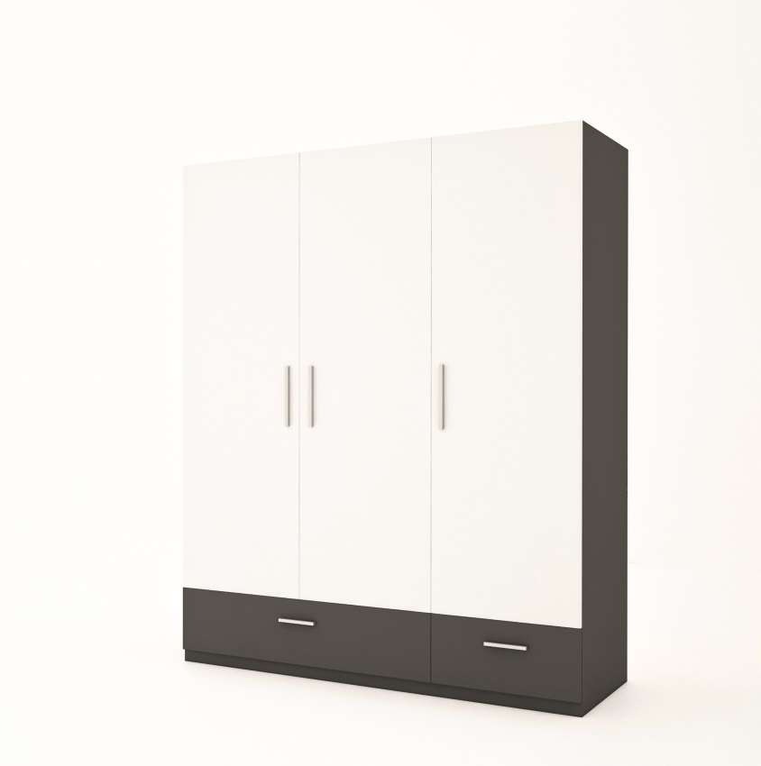 Tủ quần áo gỗ công nghiệp MDF chống ẩm TU020 - 1m2