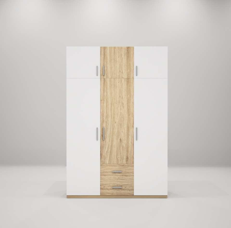 Tủ quần áo gỗ công nghiệp MDF chống ẩm TU021 - 1m2