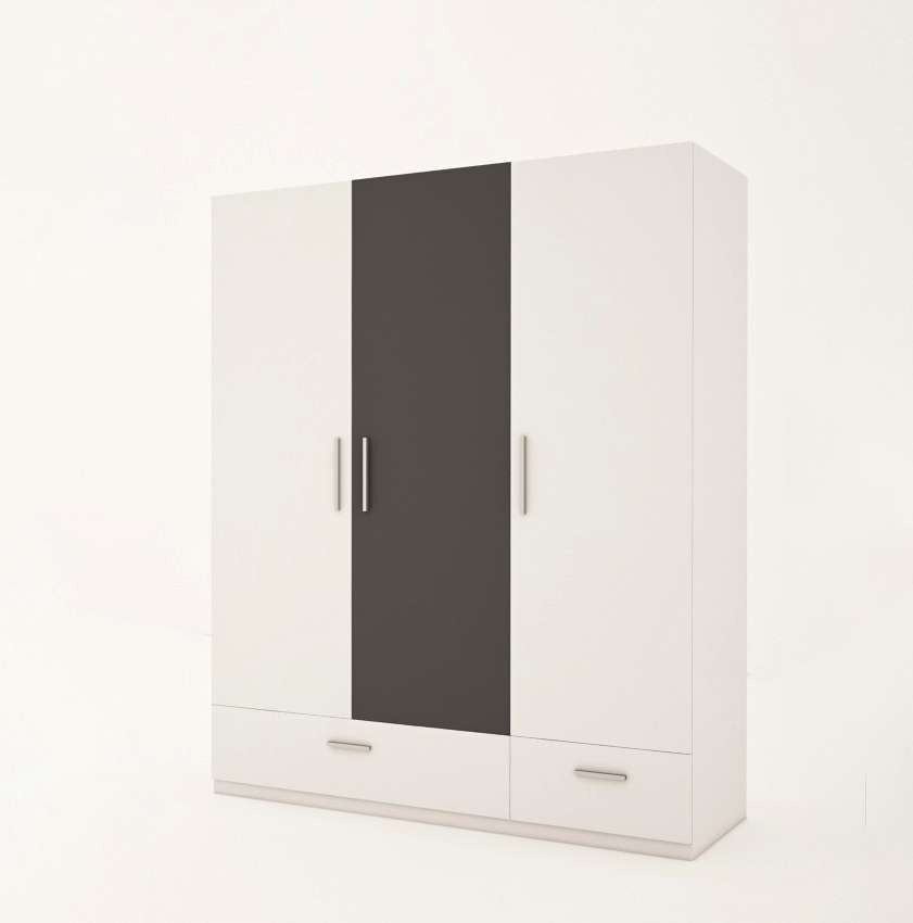 Tủ quần áo gỗ công nghiệp MDF chống ẩm TU023 - 1m2