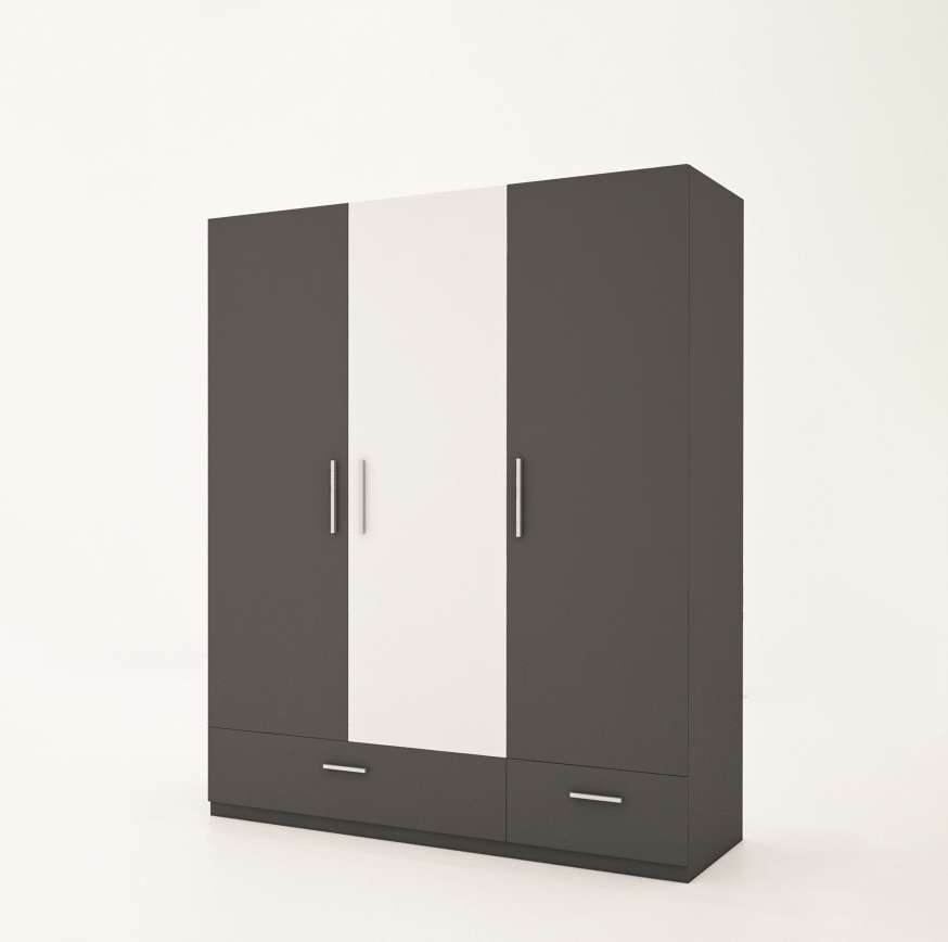 Tủ quần áo gỗ công nghiệp MDF chống ẩm TU023 - 1m2