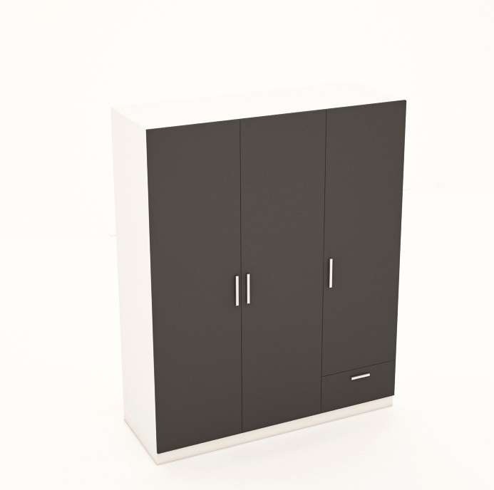 Tủ quần áo gỗ công nghiệp MDF chống ẩm TU028 - 1m2