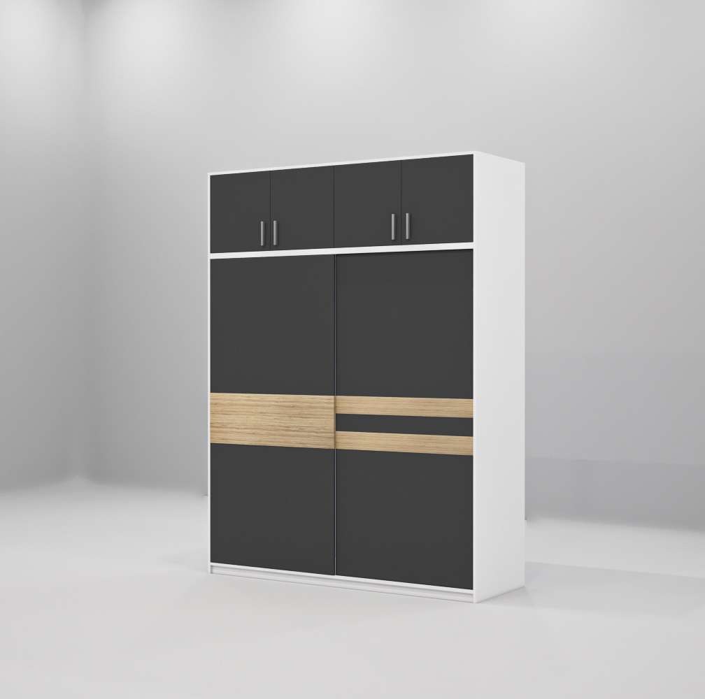 Tủ quần áo cửa lùa gỗ công nghiệp MDF chống ẩm TU032 - 1m8