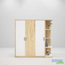Tủ quần áo gỗ công nghiệp MDF chống ẩm TU006 - 1m4