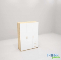 Tủ quần áo gỗ công nghiệp MDF chống ẩm TU010 - 1m2