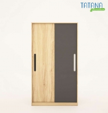Tủ quần áo gỗ công nghiệp MDF chống ẩm TU015 - 1m2