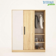 Tủ quần áo gỗ công nghiệp MDF chống ẩm TU018 - 1m2