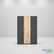 Tủ quần áo gỗ công nghiệp MDF chống ẩm TU017 - 1m2