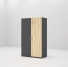 Tủ quần áo gỗ công nghiệp MDF chống ẩm TU001 - 1m2