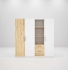 Tủ quần áo gỗ công nghiệp MDF chống ẩm TU002 - 1m2