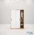 Tủ quần áo gỗ công nghiệp MDF chống ẩm TU004 - 1m2