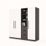 Tủ quần áo nhiều ngăn gỗ công nghiệp MDF chống ẩm TU007 - 1m2