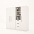 Tủ quần áo nhiều ngăn gỗ công nghiệp MDF chống ẩm TU007 - 1m2