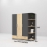 Tủ quần áo gỗ công nghiệp MDF chống ẩm TU014 - 1m4