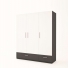 Tủ quần áo gỗ công nghiệp MDF chống ẩm TU020 - 1m2