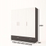 Tủ quần áo gỗ công nghiệp MDF chống ẩm TU020 - 1m2