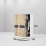 Tủ quần áo gỗ công nghiệp MDF chống ẩm TU024 - 1m2