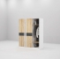 Tủ quần áo gỗ công nghiệp MDF chống ẩm TU024 - 1m2