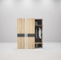 Tủ quần áo gỗ công nghiệp MDF chống ẩm TU024 - 1m2