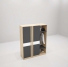 Tủ quần áo gỗ công nghiệp MDF chống ẩm TU024 - 1m2