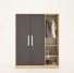 Tủ quần áo gỗ công nghiệp MDF chống ẩm TU025 - 1m2