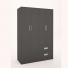 Tủ quần áo gỗ công nghiệp MDF chống ẩm TU031 - 1m2