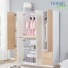 Tủ quần áo cánh mở gỗ công nghiệp MDF chống ẩm TU043 - 1m6