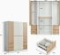 Tủ quần áo cánh mở gỗ công nghiệp MDF chống ẩm TU043 - 1m6